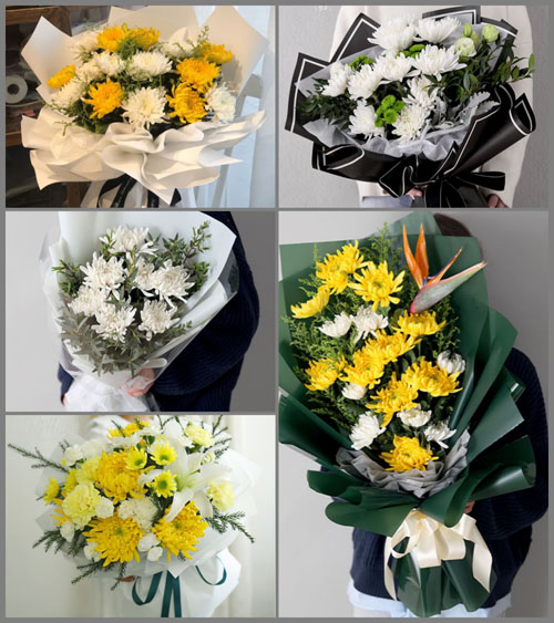 湖南郴州北湖区华塘镇白事花束代送